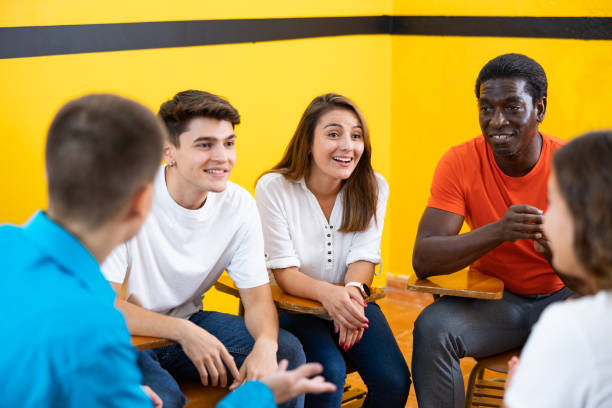 istockphoto-1474017067-612×612-1|Happy diverse friends laughing together The Flexibility and Efficacy of Our Outpatient Rehab|outpatient rehab